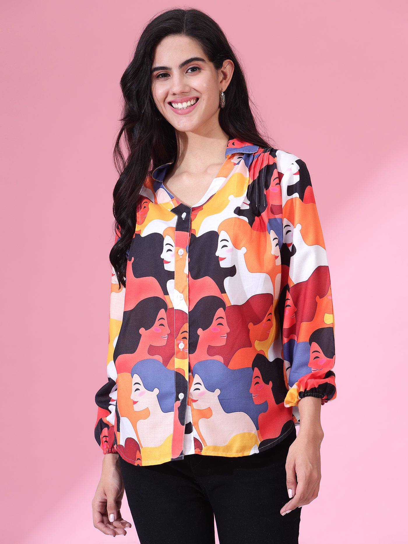 Colourful Quirky Blouse