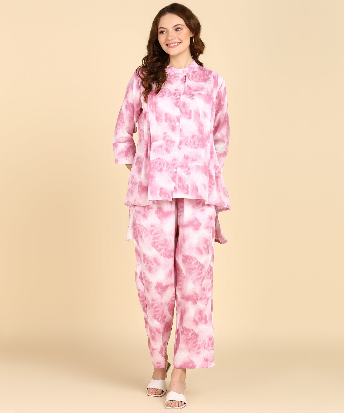 Women's Abstract Print Co-ord Set