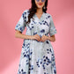 Blue Blossom Floral Dress