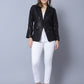 All About You Solid Black Sequined Blazer