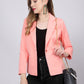 All About You Solid Peach Blazer