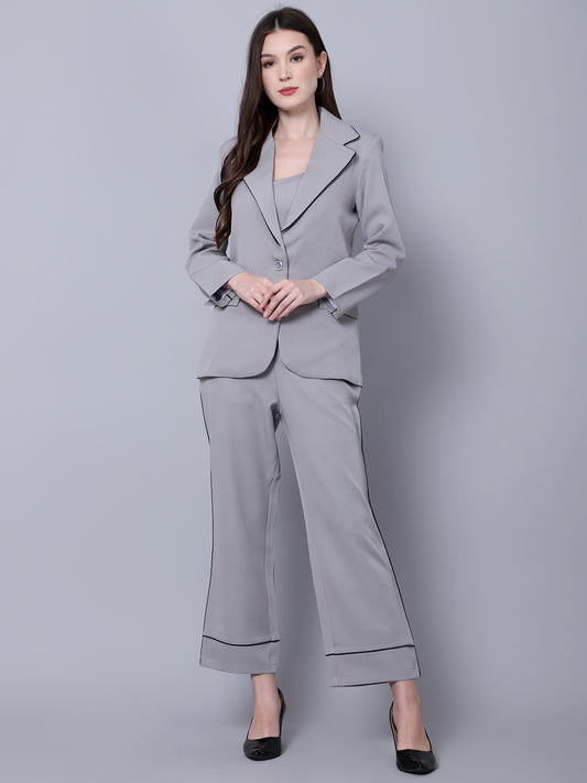 Classy Corporate Suit - Grey